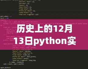 歷史上的12月13日，Python股市實(shí)時(shí)追蹤先鋒，科技重塑股市風(fēng)云日