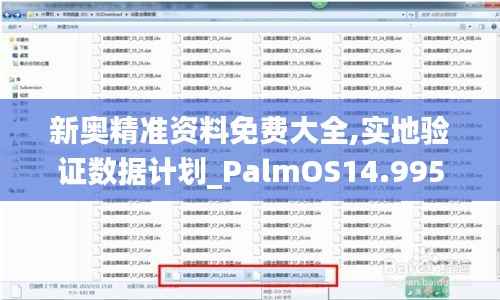 新奧精準資料免費大全,實地驗證數據計劃_PalmOS14.995