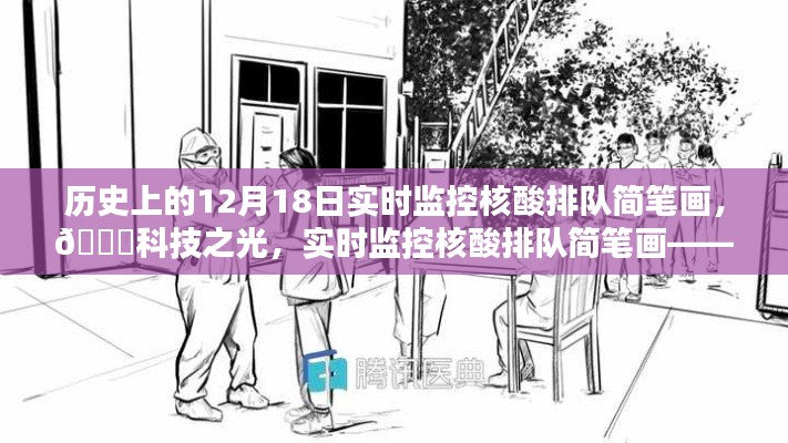 歷史上的12月18日，科技之光下的實時監控核酸排隊簡筆畫與新品揭秘