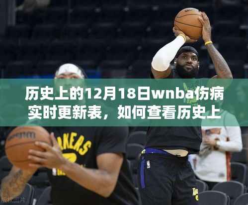 歷史上的12月18日WNBA傷病實時更新表詳解，查看指南與步驟梳理