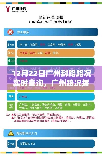 廣州封路路況實時查詢，出行必備攻略，掌握最新路況播報