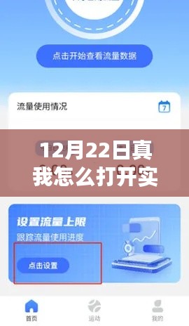初學者也能輕松掌握！真我手機實時流量開啟詳細步驟指南（12月22日更新）