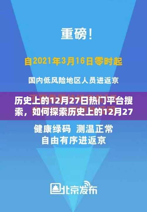 探索歷史上的熱門平臺搜索，12月27日的搜索熱潮——初學者與進階用戶的指南