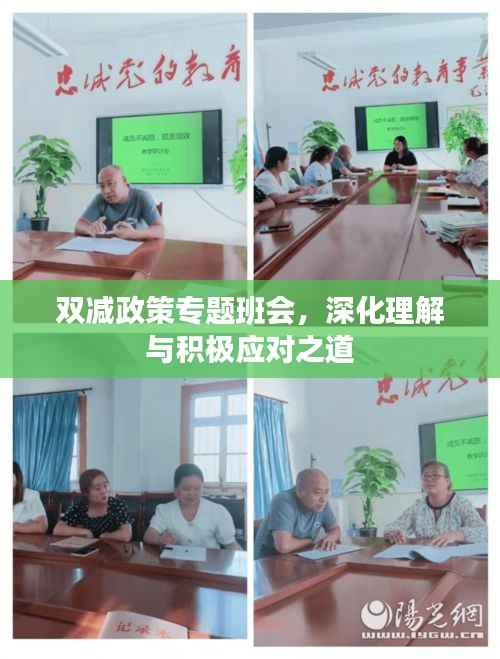 雙減政策專題班會，深化理解與積極應對之道