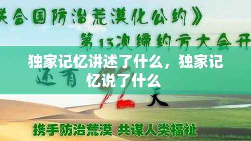 獨家記憶講述了什么，獨家記憶說了什么 