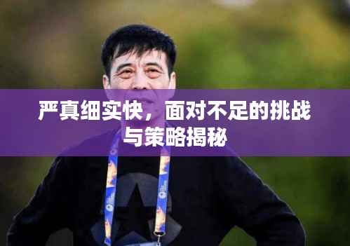 嚴(yán)真細(xì)實快，面對不足的挑戰(zhàn)與策略揭秘