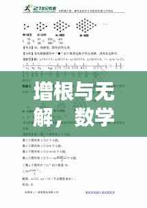 增根與無解，數學專題的深度探究