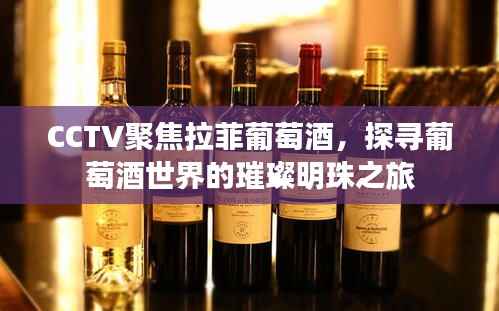 CCTV聚焦拉菲葡萄酒，探尋葡萄酒世界的璀璨明珠之旅