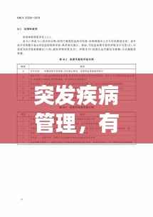 突發疾病管理，有效應對突發狀況的策略