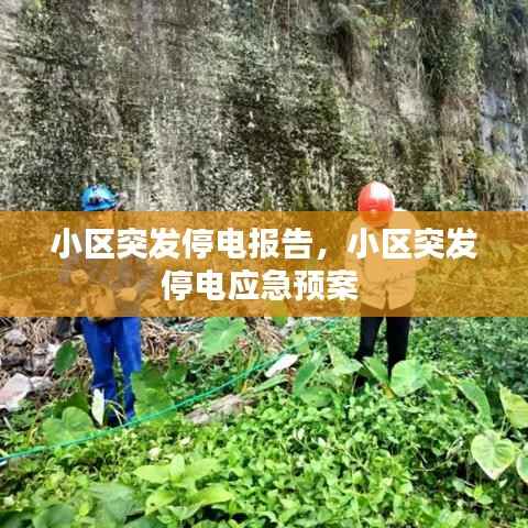 小區突發停電報告，小區突發停電應急預案 