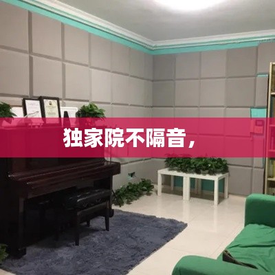獨家院不隔音， 