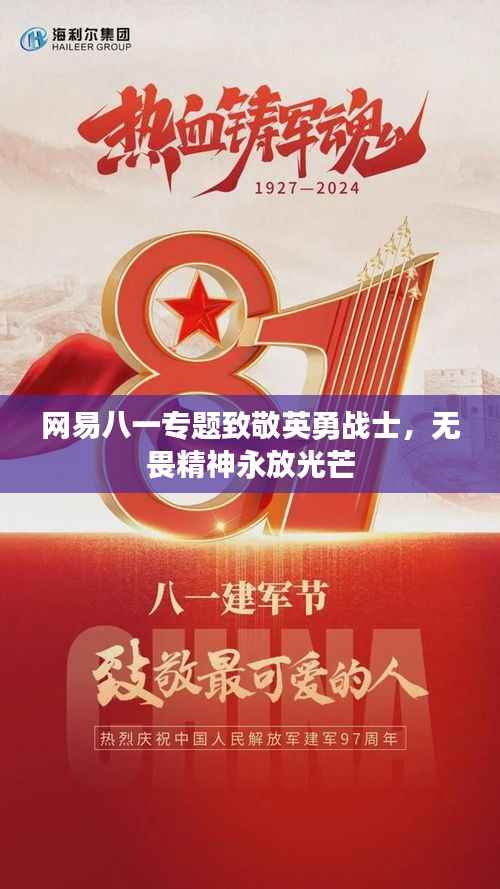 網易八一專題致敬英勇戰士，無畏精神永放光芒
