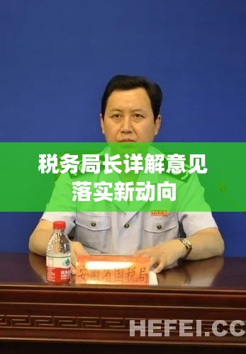 稅務(wù)局長(zhǎng)詳解意見(jiàn)落實(shí)新動(dòng)向