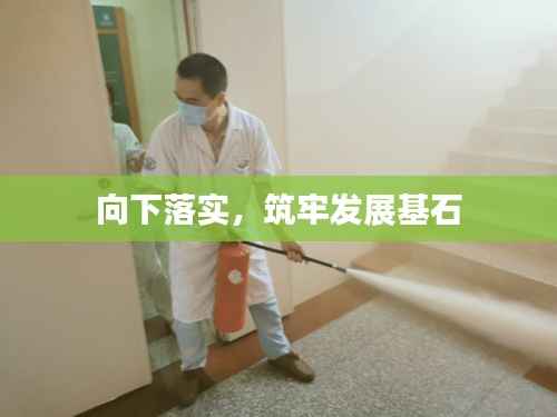 向下落實，筑牢發展基石