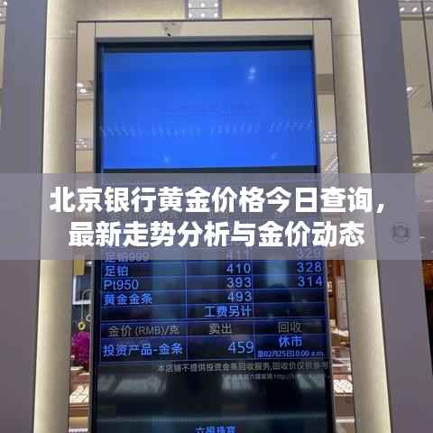 北京銀行黃金價格今日查詢，最新走勢分析與金價動態