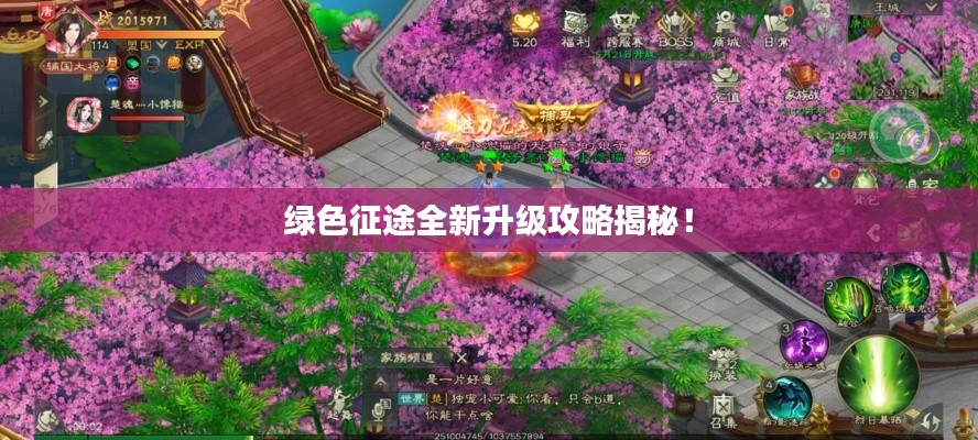 綠色征途全新升級攻略揭秘！