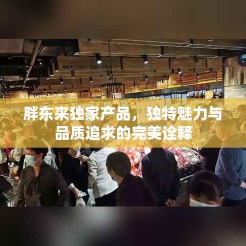 胖東來獨家產(chǎn)品，獨特魅力與品質(zhì)追求的完美詮釋