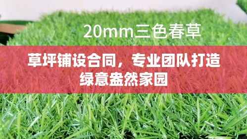 草坪鋪設合同，專業團隊打造綠意盎然家園