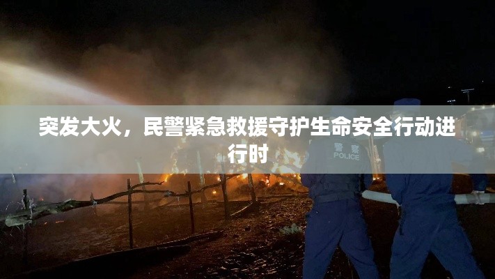 突發(fā)大火，民警緊急救援守護生命安全行動進行時