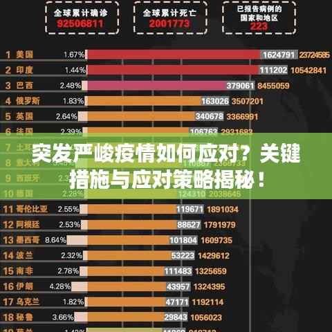 突發(fā)嚴(yán)峻疫情如何應(yīng)對(duì)？關(guān)鍵措施與應(yīng)對(duì)策略揭秘！