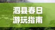 泗縣春日游玩指南，探秘絕美風景，開啟愉悅之旅！