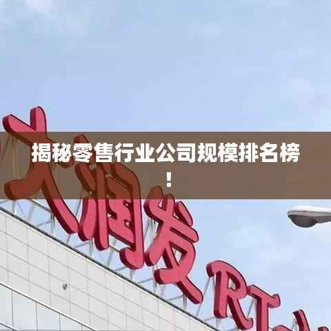 揭秘零售行業公司規模排名榜！