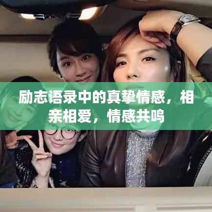 勵志語錄中的真摯情感，相親相愛，情感共鳴