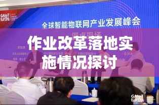 作業改革落地實施情況探討