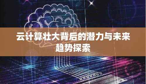 云計算壯大背后的潛力與未來趨勢探索