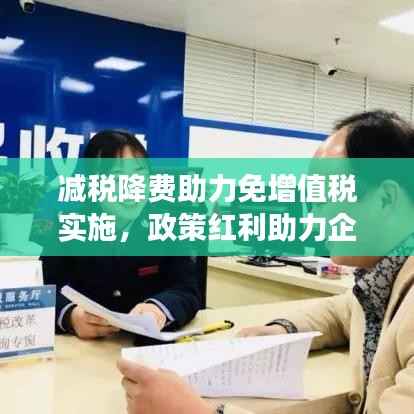 減稅降費助力免增值稅實施，政策紅利助力企業發展