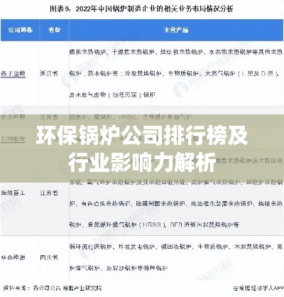 環保鍋爐公司排行榜及行業影響力解析