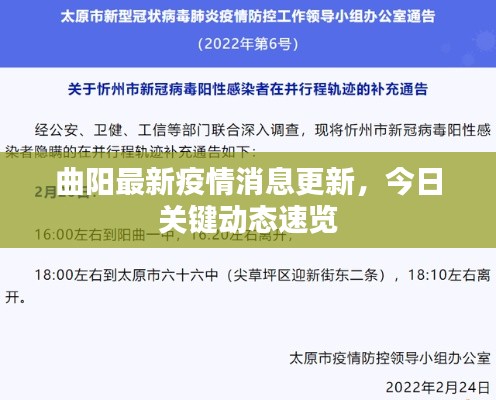 曲陽最新疫情消息更新，今日關鍵動態速覽