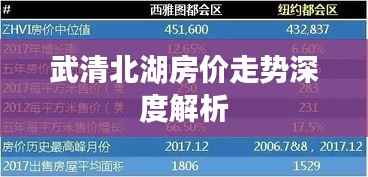 武清北湖房價走勢深度解析