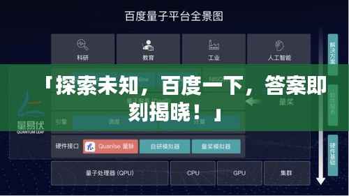 「探索未知，百度一下，答案即刻揭曉！」
