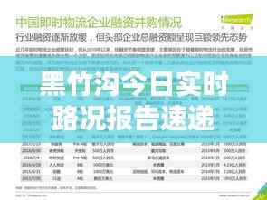 黑竹溝今日實時路況報告速遞