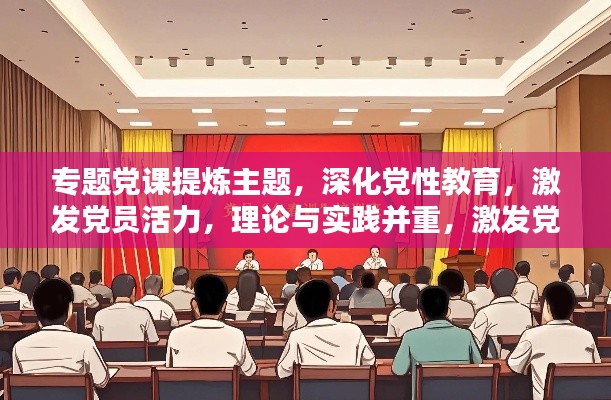 專題黨課提煉主題，深化黨性教育，激發黨員活力，理論與實踐并重，激發黨員新活力
