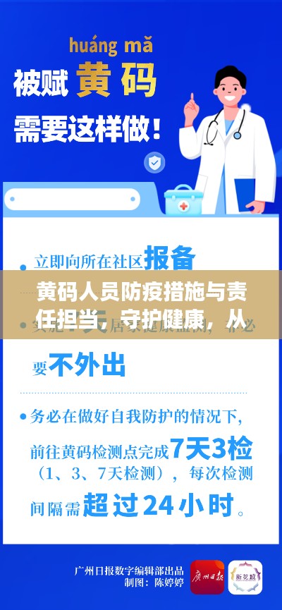 黃碼人員防疫措施與責任擔當，守護健康，從我做起