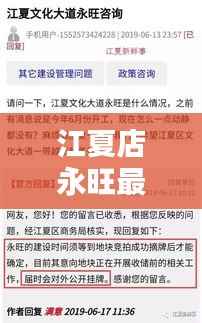 江夏店永旺最新動態揭秘